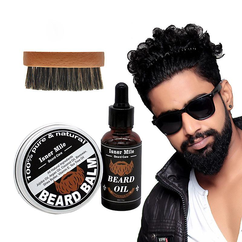 Foto 3 pulgar | Kit De Cuidado De Barba Huoguo  Bálsamo Para Barba  Aceite En Crema Con Bolsa De 20 Ml  Para Hombre - Venta Internaci