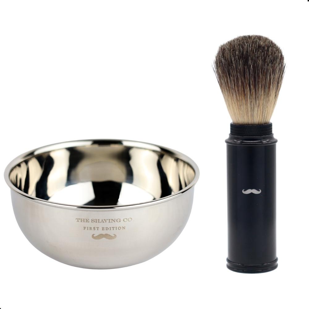 Foto 2 pulgar | Kit Travel Brush + Bowl The Shaving Co. Travel Elegance