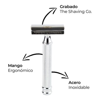 Foto 2 | Rastrillo Afeitar The Shaving Co. Metal Cromado 96mm