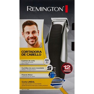 Foto 2 | Cortadora De Cabello Remington Hc1080 Chrome 12 Piezas