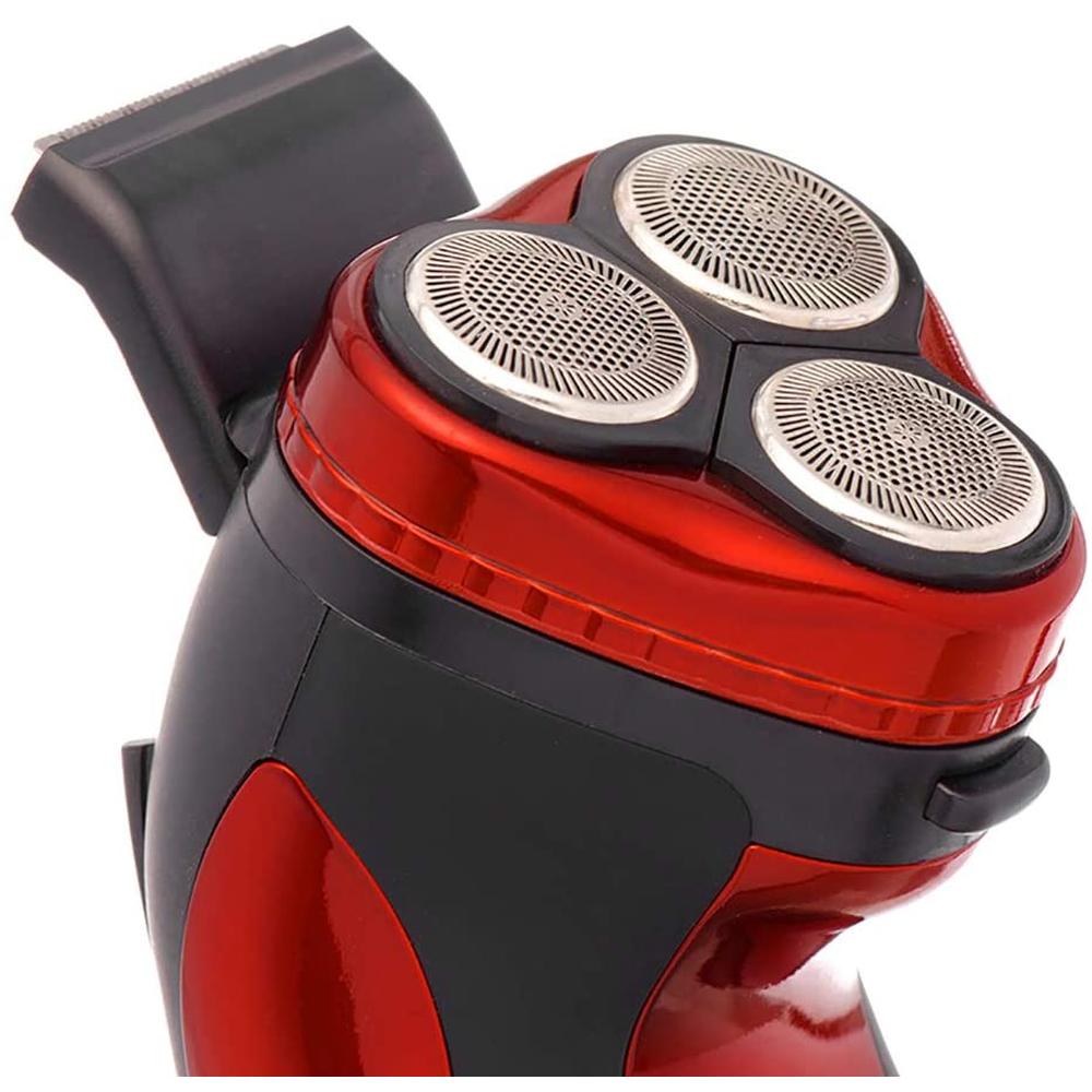 Foto 3 | Rasuradora Recargable Timco BSK8900 color Rojo 3 Cabezales