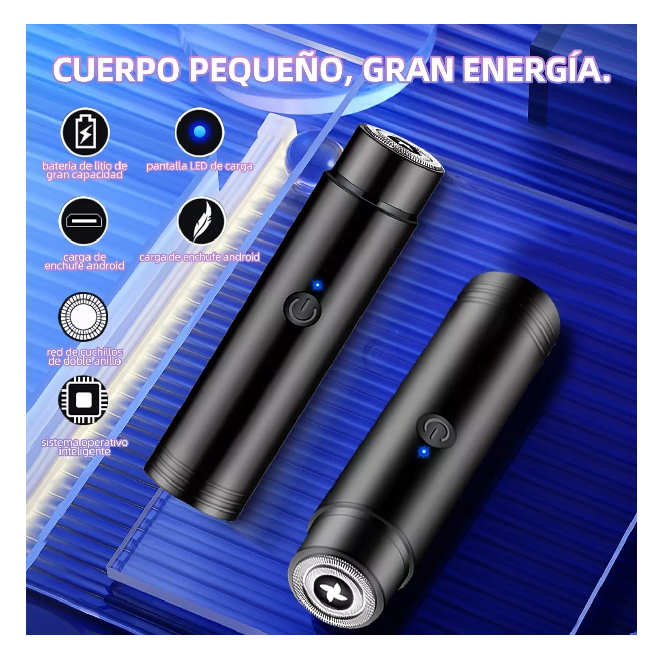 Foto 3 | Rasuradora Eléctrica Belug color Negro