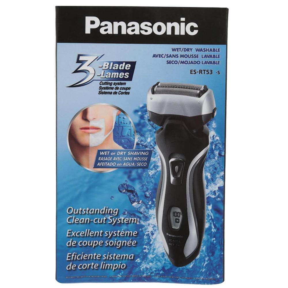 Foto 5 pulgar | Rasuradora Eléctrica Panasonic ES-RT53-S581 color Negro Seco Mojado LCD