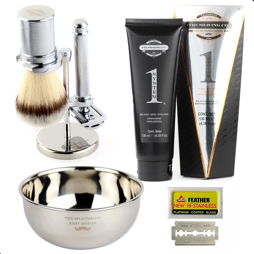 Kit De Afeitado Completo The Shaving Co Acero + One System