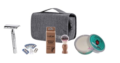 Foto 3 | Jabón De Afeitar Kit Classic Razor, Bastoncillo Para Barbería - Venta Internacional.