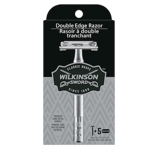 Foto 1 | Navaja De Afeitar Wilkinson Sword De Doble Filo Con 5 Hojas De Repuesto - Venta Internacional.