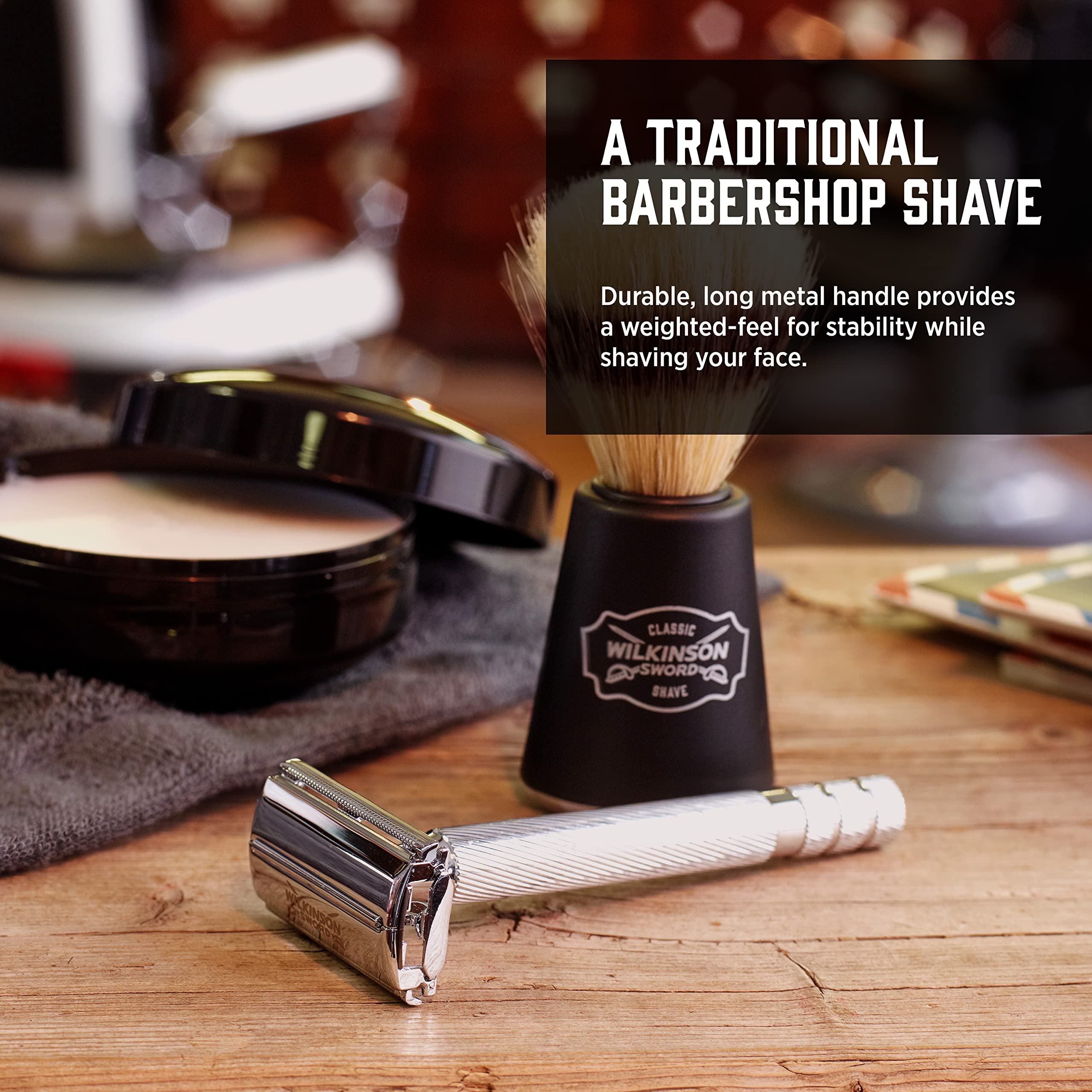 Foto 5 pulgar | Navaja De Afeitar Wilkinson Sword De Doble Filo Con 5 Hojas De Repuesto - Venta Internacional.