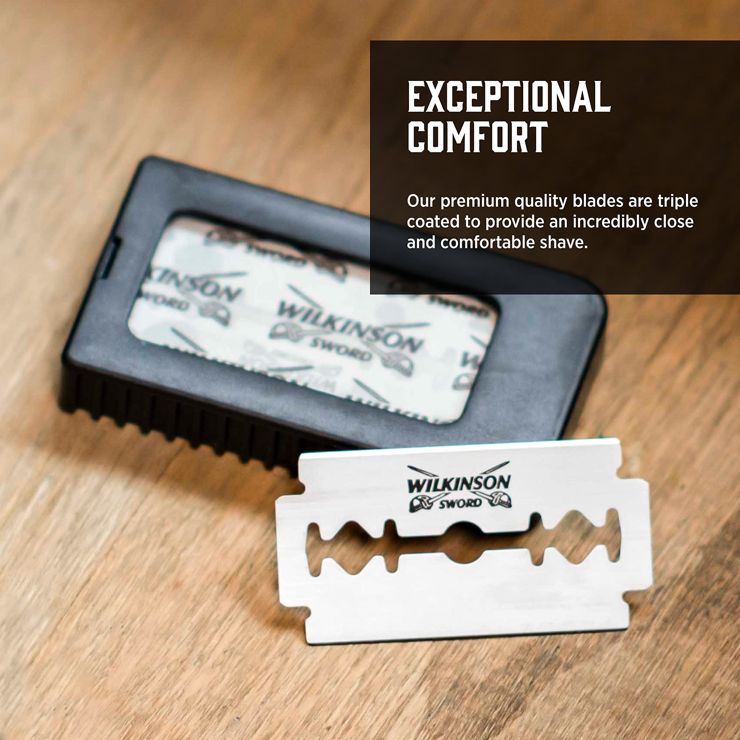 Foto 7 pulgar | Navaja De Afeitar Wilkinson Sword De Doble Filo Con 5 Hojas De Repuesto - Venta Internacional.