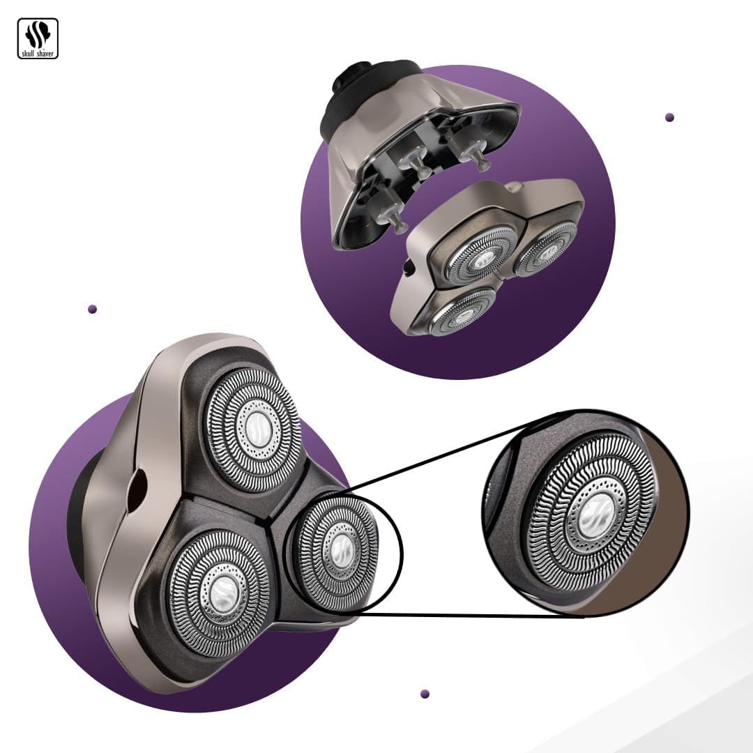 Foto 6 pulgar | Cuchilla De Repuesto Para La Afeitadora Eléctrica Skull Shaver Baron Pro 3 - Venta Internacional.