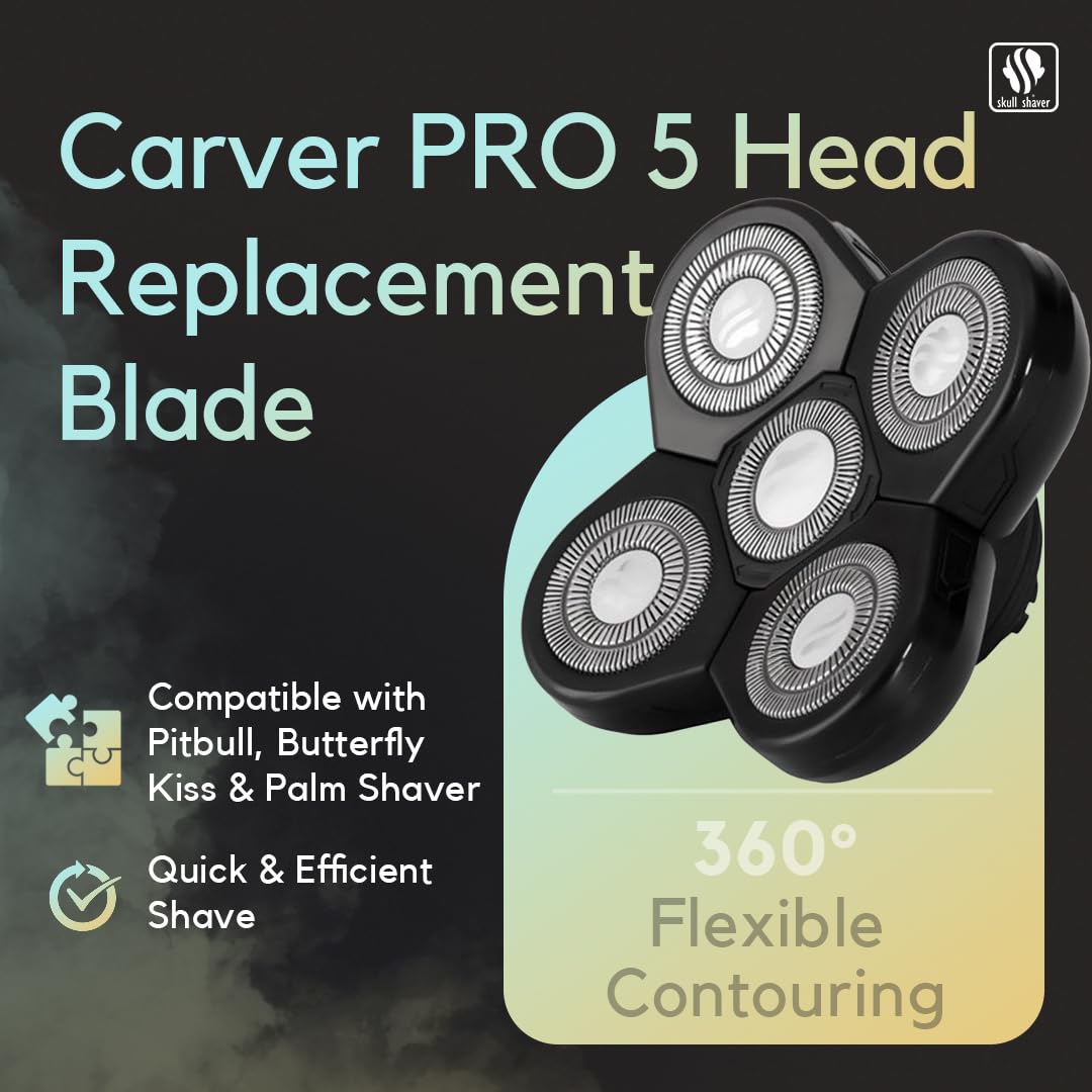 Foto 4 | Cuchilla de Repuesto Skull Shaver Carver 5 Head para Pitbull - Venta Internacional