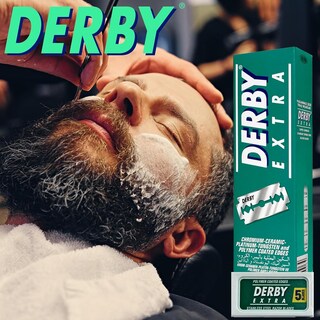 Foto 3 | Cuchillas De Afeitar Derby De Doble Filo Extra De Acero Inoxidable, 100 Unidades - Venta Internacional.