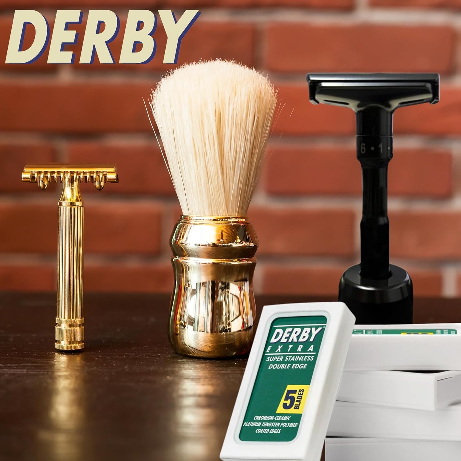 Foto 5 | Cuchillas De Afeitar Derby De Doble Filo Extra De Acero Inoxidable, 100 Unidades - Venta Internacional.
