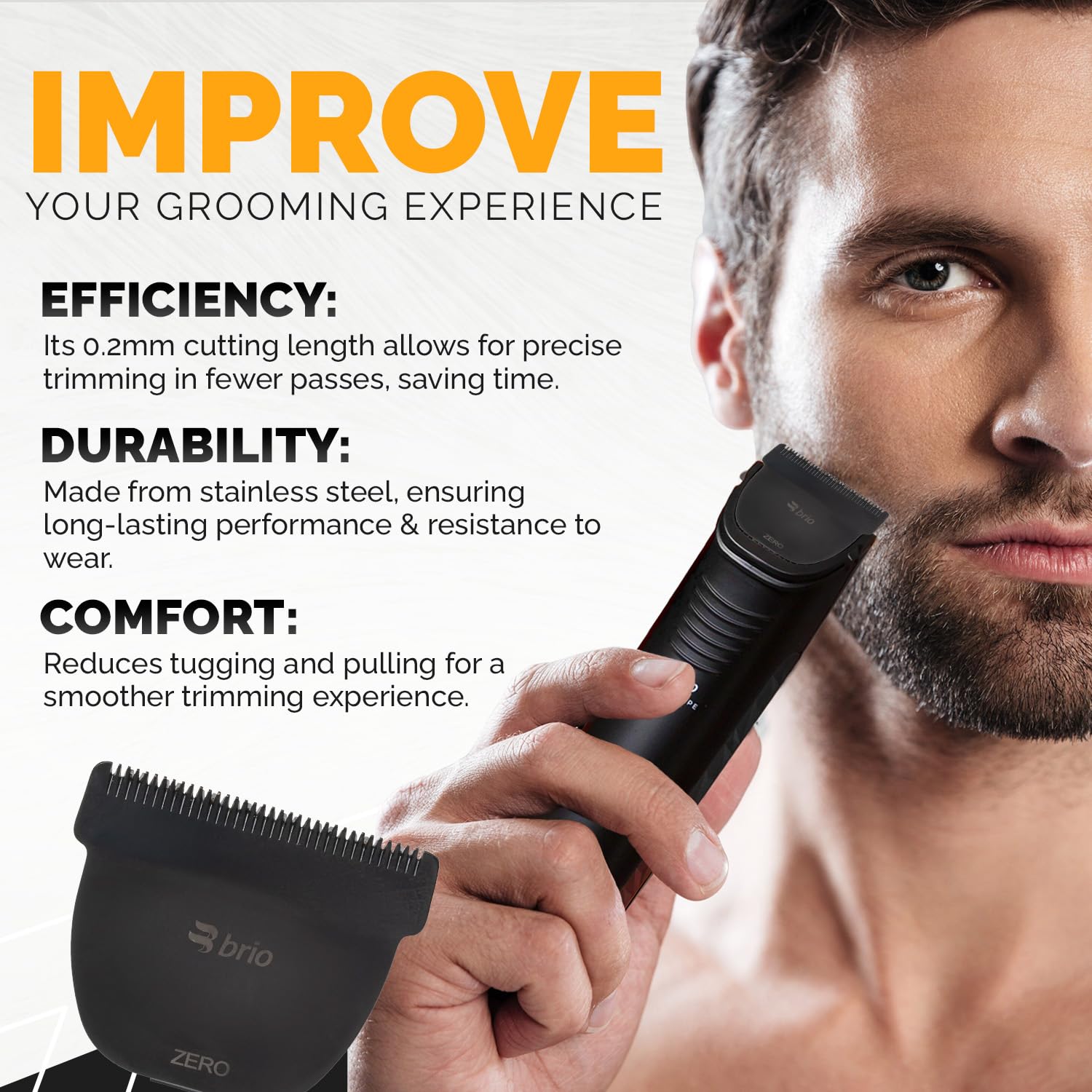 Foto 3 pulgar | Zero Blade para Recortadoras Brio Beardscape V2 y V1 - Venta Internacional