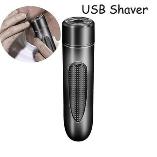 Foto 2 | Maquinilla De Afeitar Eléctrica Huoguo Usb Recargable Portátil Negra - Venta Internacional.