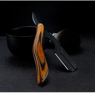 Foto 5 | Maquinilla De Afeitar Barber Genérica Professional Straight Edge + 100 Cuchillas - Venta Internacional.