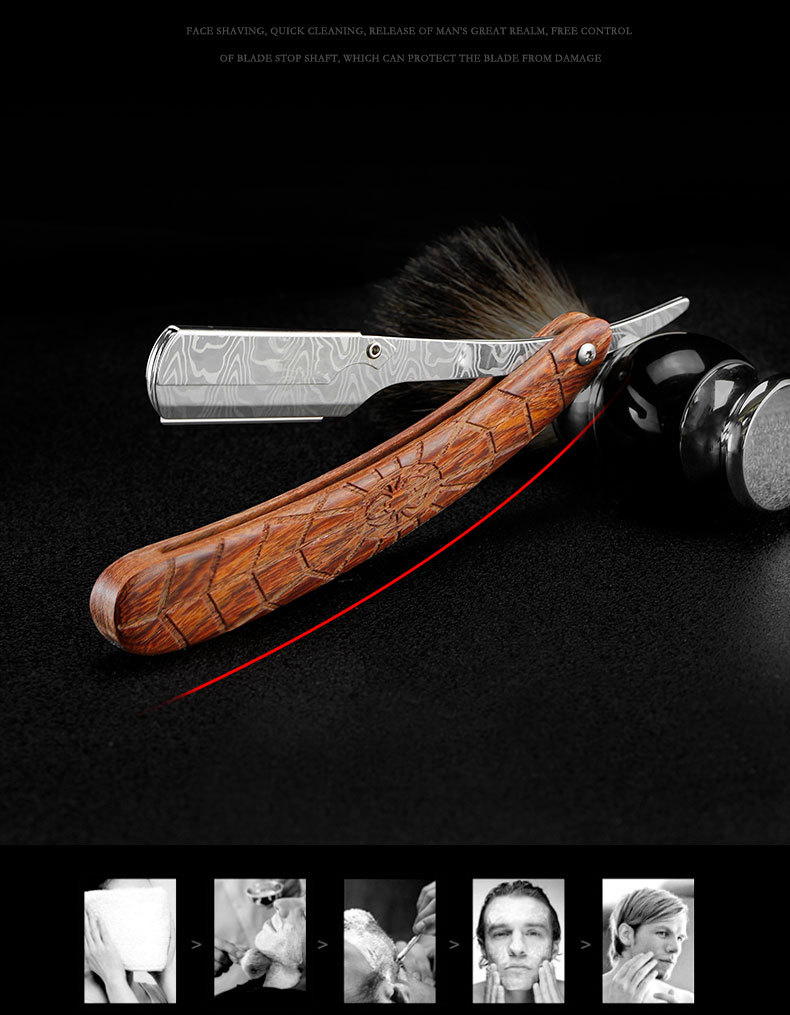 Foto 2 pulgar | Maquinilla De Afeitar Profesional Barber Genérica De Filo Recto Con 100 Cuchillas - Venta Internacional.