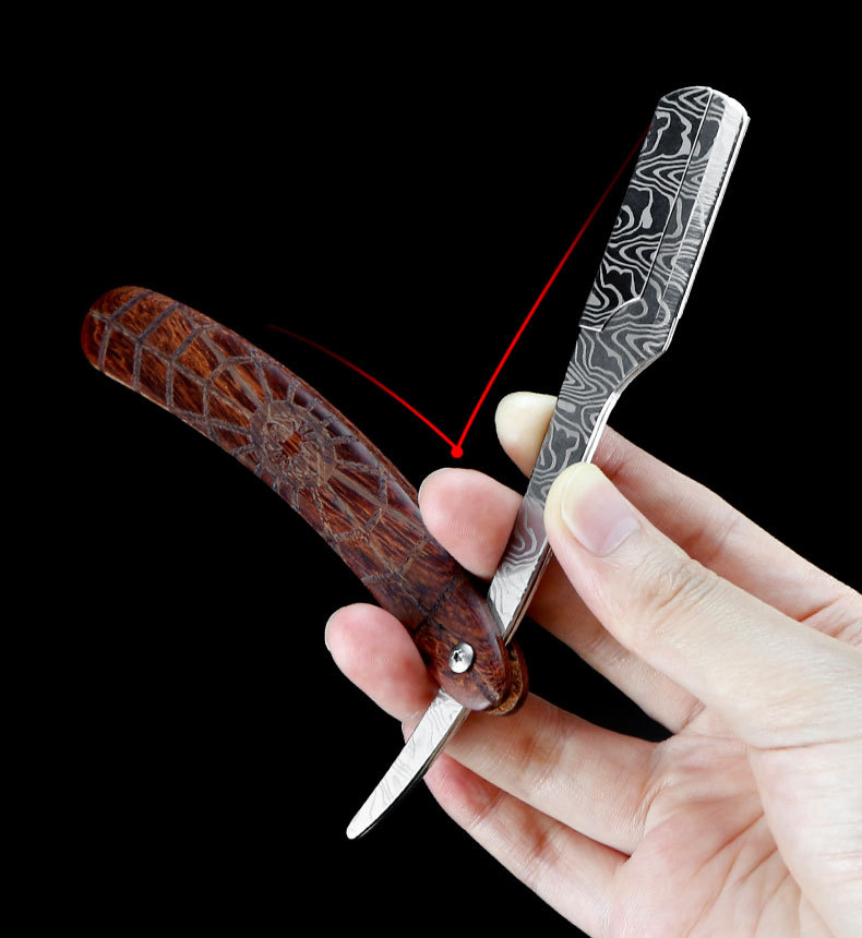 Foto 4 pulgar | Maquinilla De Afeitar Profesional Barber Genérica De Filo Recto Con 100 Cuchillas - Venta Internacional.