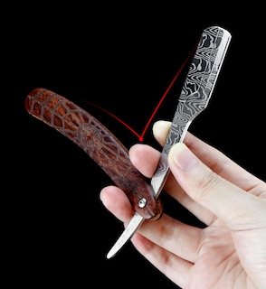 Foto 3 | Maquinilla De Afeitar Profesional Barber Genérica De Filo Recto Con 100 Cuchillas - Venta Internacional.