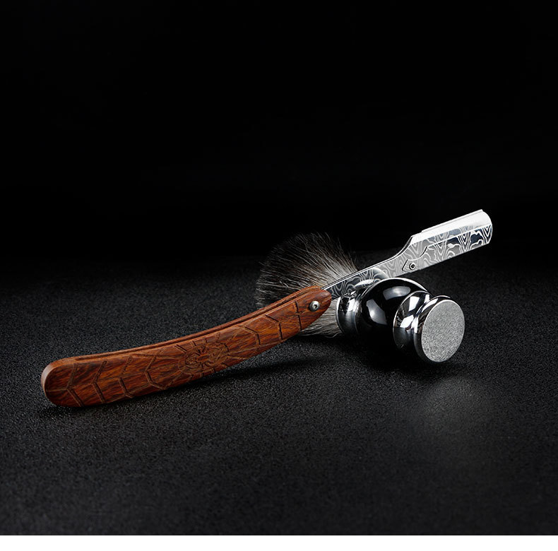 Foto 6 pulgar | Maquinilla De Afeitar Profesional Barber Genérica De Filo Recto Con 100 Cuchillas - Venta Internacional.