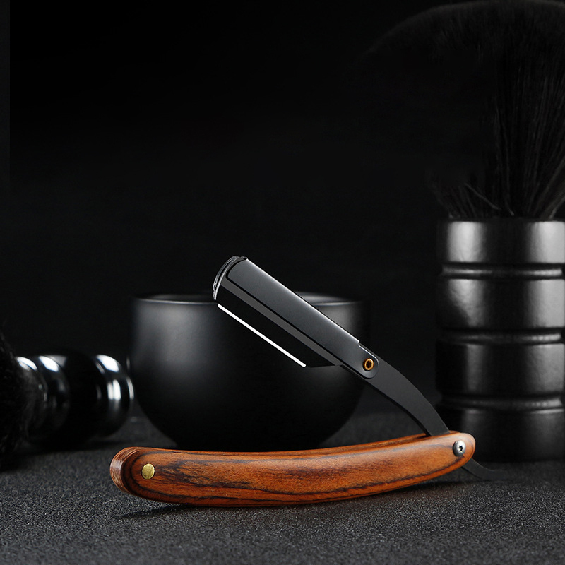 Foto 3 pulgar | Maquinilla De Afeitar Barber Genérica Professional Straight Edge + 100 Cuchillas - Venta Internacional.