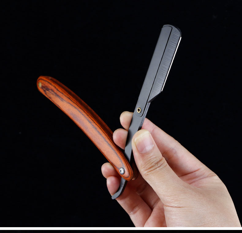 Foto 5 pulgar | Maquinilla De Afeitar Barber Genérica Professional Straight Edge + 100 Cuchillas - Venta Internacional.