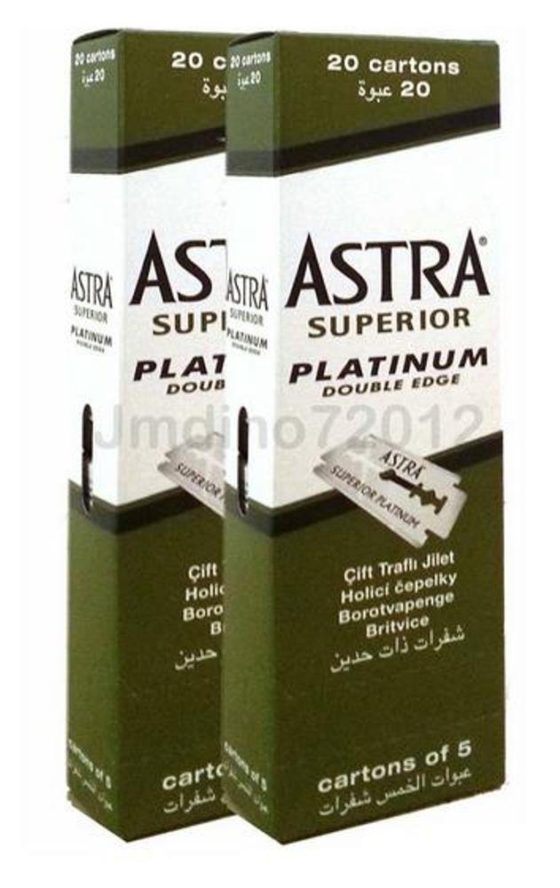 Foto 2 pulgar | Cuchillas De Afeitar Astra Superior Platinum 200 Piezas - Venta Internacional.