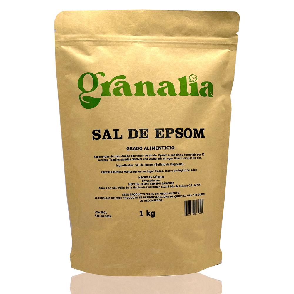 Foto 2 pulgar | Sales de Baño Granalia GRANALIASALESEPSOM Epsom (Sulfato de Magnesio) 1 kg