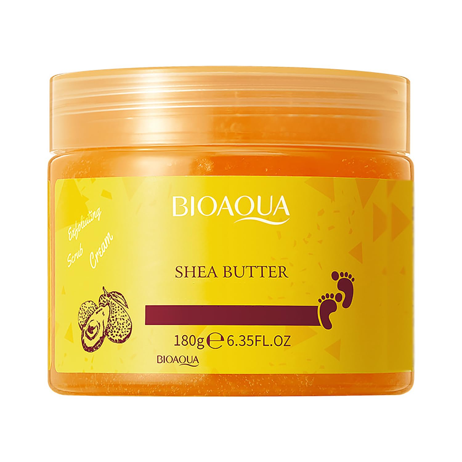 Crema Exfoliante Y Exfoliante Para El Cuidado De Los Pies Bioaqua 180g - Venta Internacional.