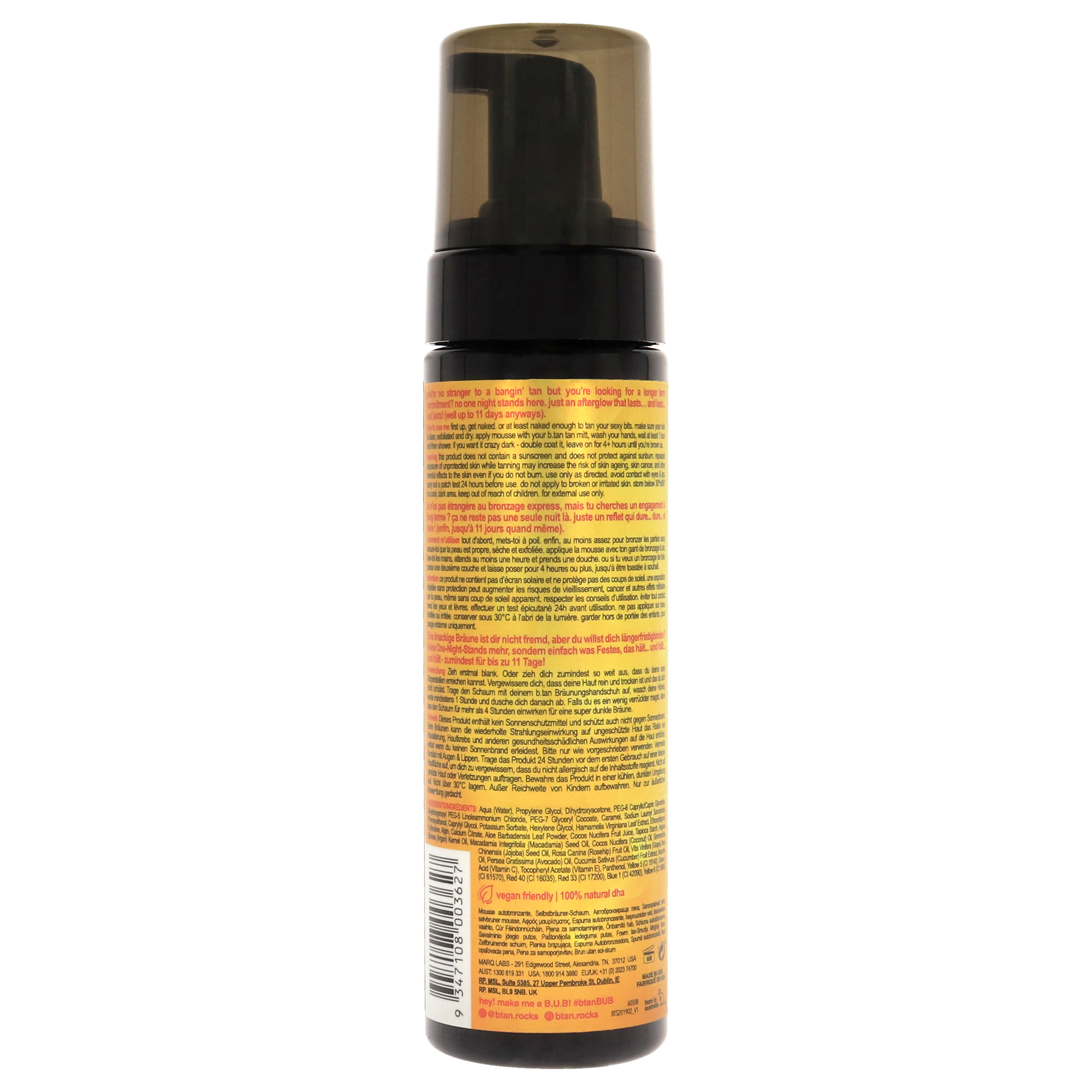 Foto 4 pulgar | Espuma Autobronceadora B.tan, 200 Ml, Unisex - Venta Internacional.