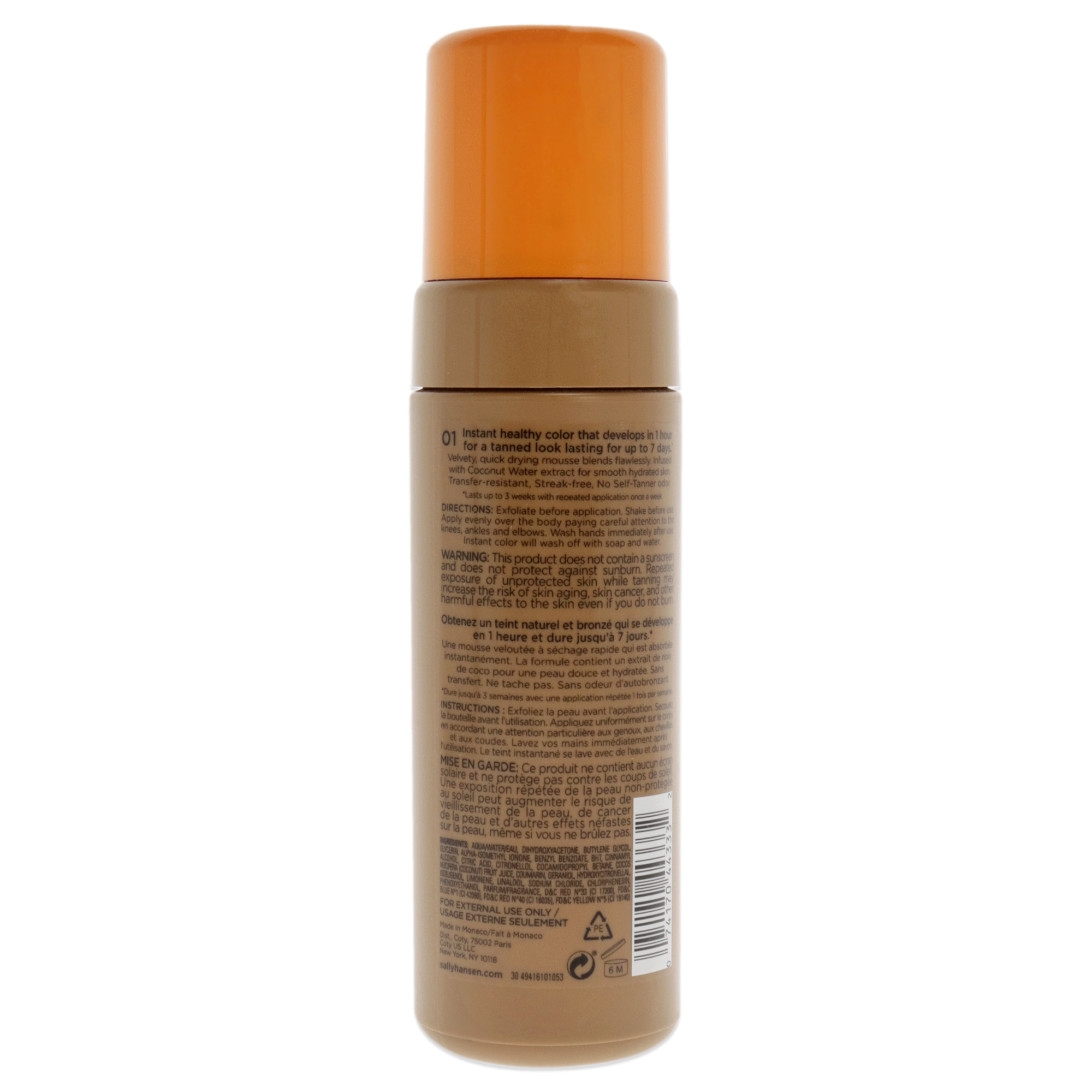 Foto 4 pulgar | Sun Mousse Sally Hansen Medium 01 - Producto De Belleza De Alta Calidad - Venta Internacional.