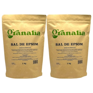Foto 1 | Sal de Epsom Sulfato se Magnesio 2 Bolsas de 1 Kg Granalia