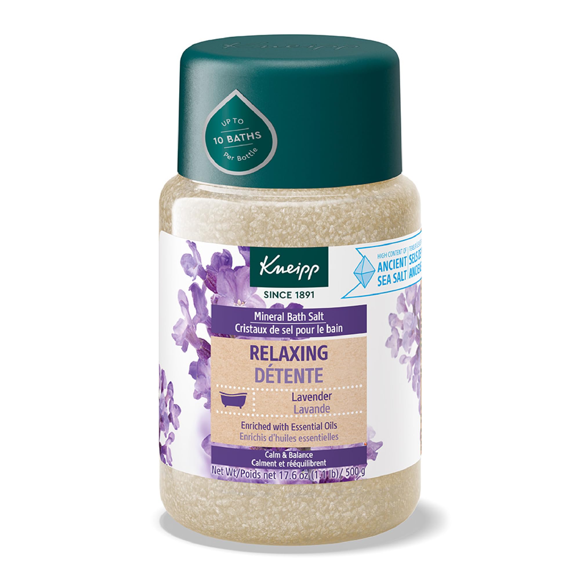 Foto 2 pulgar | Sal de Baño Mineral Kneipp Relajante Lavanda 500 Ml - Venta Internacional