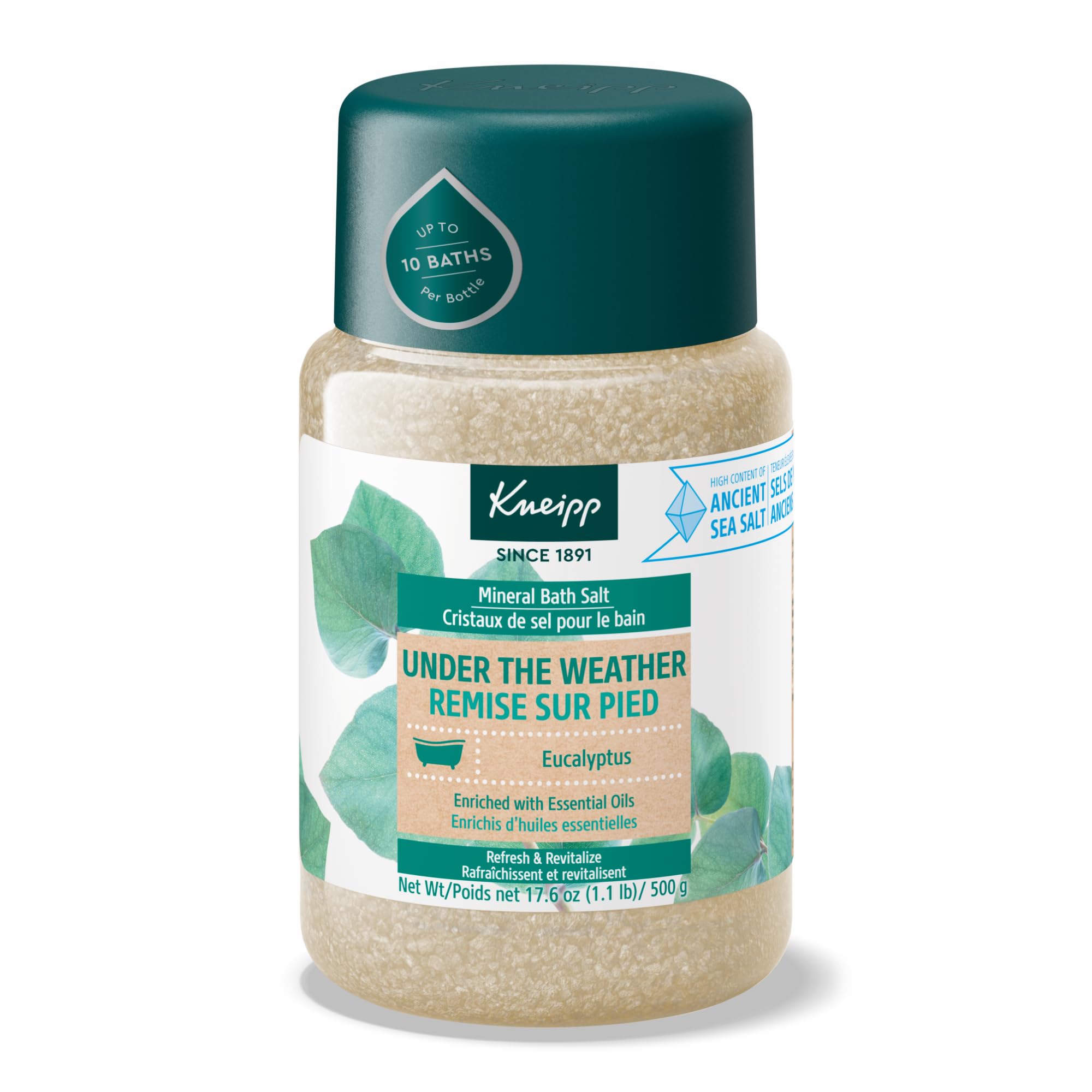 Foto 2 pulgar | Sal de Baño Mineral Kneipp Under The Weather Eucalipto 500 Ml - Venta Internacional