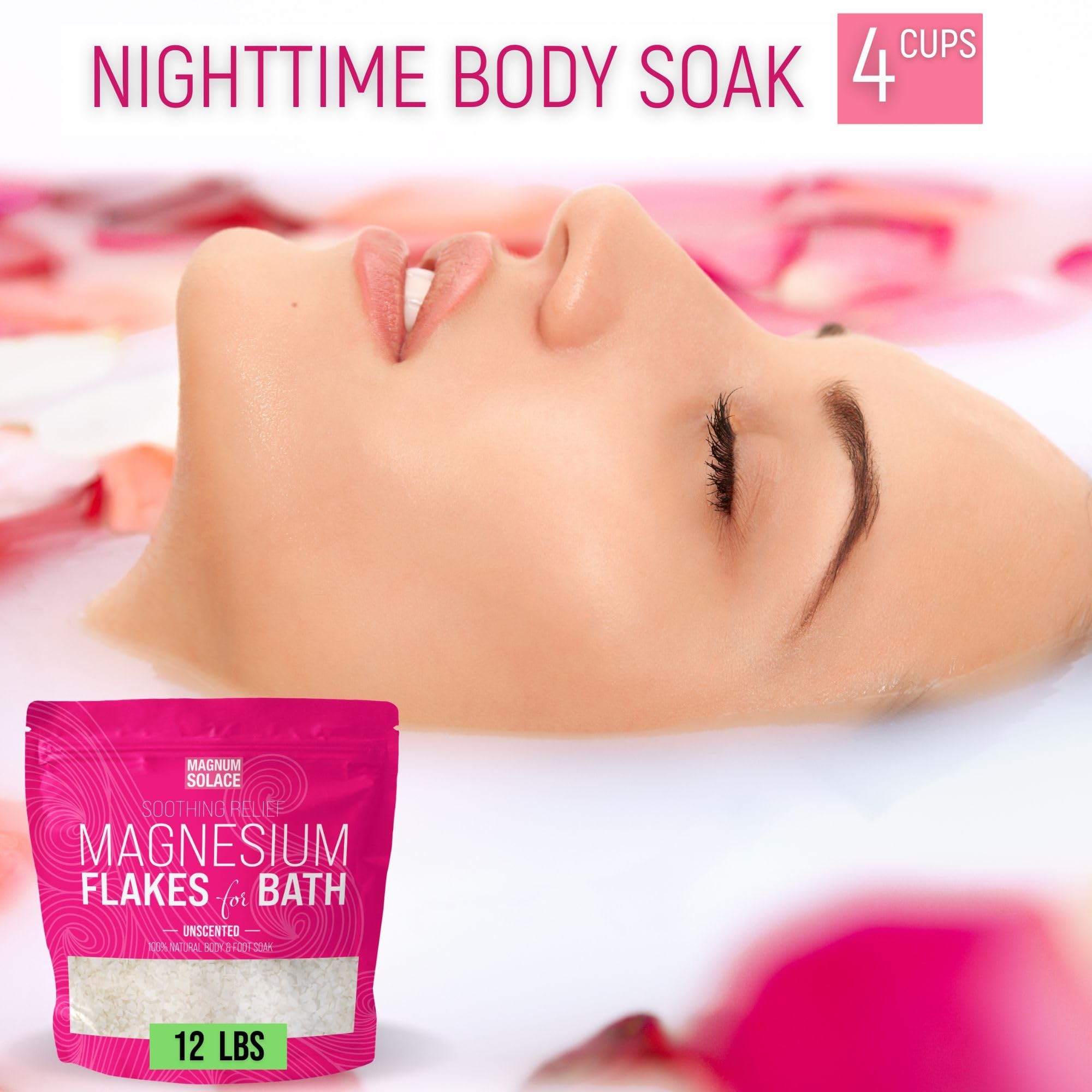 Foto 5 pulgar | Hojuelas de Magnesio para Baño Magnum Solace 5,4 kg Organic Pure - Venta Internacional