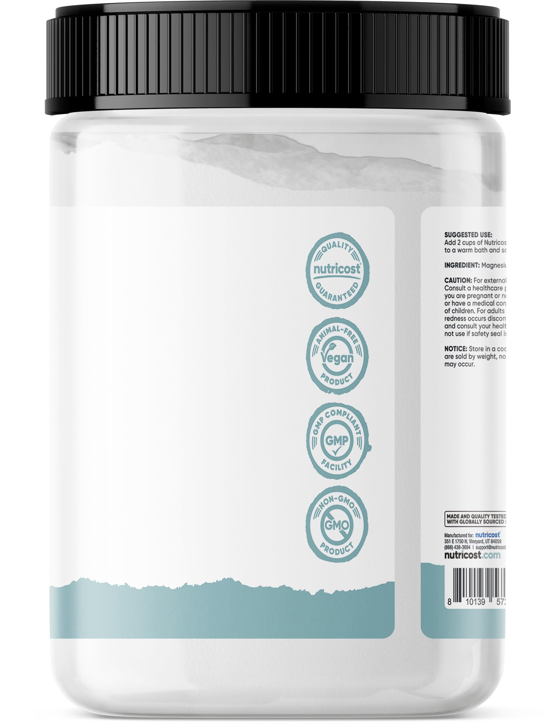 Foto 6 pulgar | Sal De Epsom Nutricost Essentials 3,63 Kg (sulfato De Magnesio) - Venta Internacional.