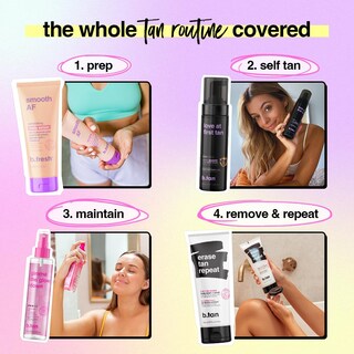 Foto 6 | Mousse Self Tanner B.tan Violet Love At First Tan De 200 Ml - Venta Internacional.
