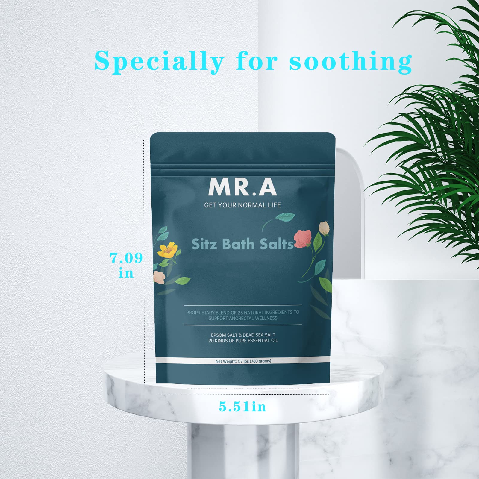 Foto 7 pulgar | Sales De Baño Sitz Mr.a Para Hemorroides 770 G Con 23 Ingredientes - Venta Internacional.