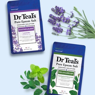 Foto 6 | Sal Epsom Dr. Teal's De Lavanda Y Eucalipto, 2 X 2,72 Kg - Venta Internacional.