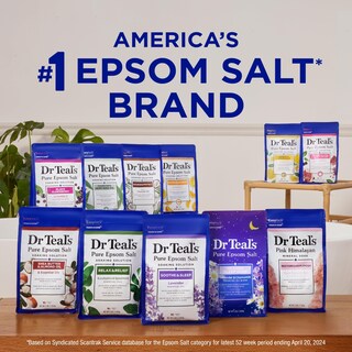 Foto 7 | Sal Epsom Dr. Teal's De Lavanda Y Eucalipto, 2 X 2,72 Kg - Venta Internacional.