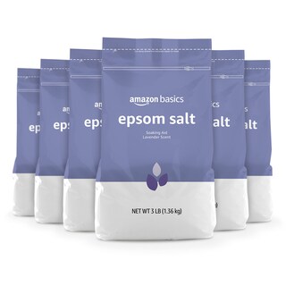 Foto 1 | Ayuda Para Remojar Sal De Epsom Amazon Basics, Con Aroma A Lavanda, 1,36 Kg - Venta Internacional.