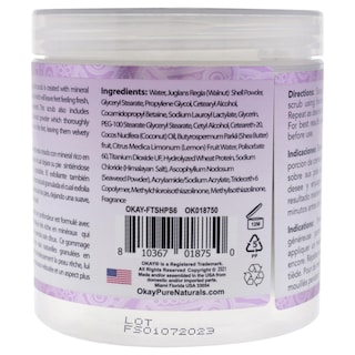 Foto 2 | Exfoliante Para Pies Okay Pure Naturals Pink Salt 180 Ml - Venta Internacional.