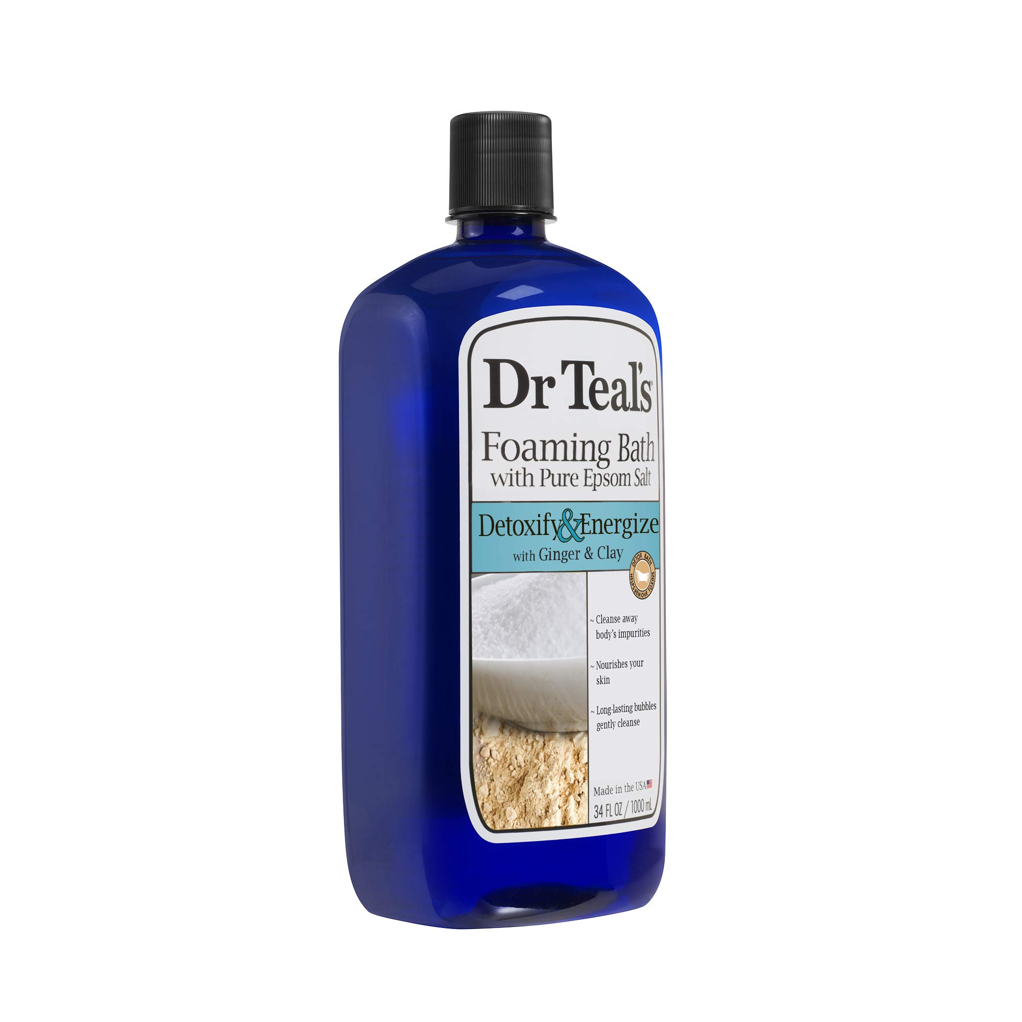 Foto 3 pulgar | Baño Espumoso Dr. Teal's Epsom Salt Detoxify Energize, 1 Litro - Venta Internacional.