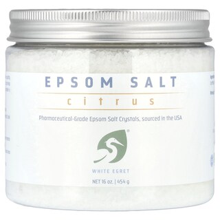 Foto 1 | Sal De Epsom Garza Blanca Aroma Cítrico 454 G - Venta Internacional.