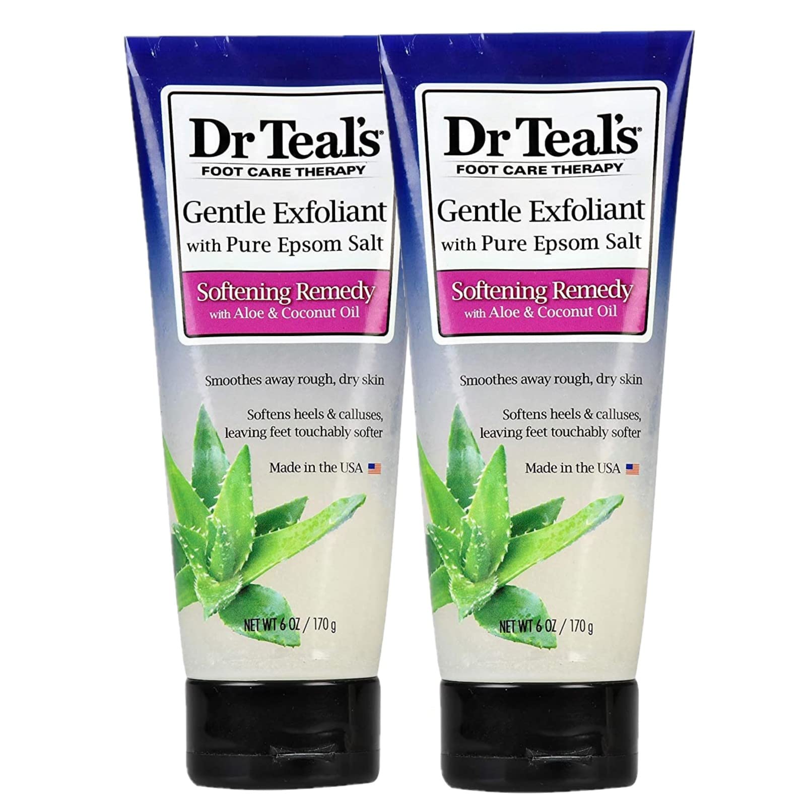Set De Regalo Para Exfoliante Para Pies Dr. Teal's Softening Remedy Coconut Oil - Venta Internacional.