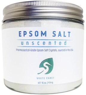 Foto 1 | Sal De Baño De Epsom Garza Blanca Grado Farmacéutico 473 Ml - Venta Internacional.