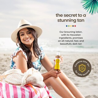 Foto 6 | Loción Bronceadora Maui Babe All Natural Fast Dark Tan 240 Ml - Venta Internacional.