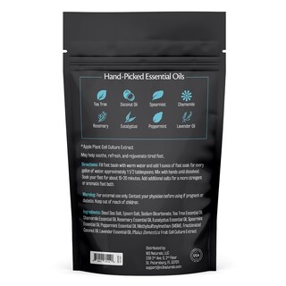 Foto 2 | Aceite De Árbol De Té Para Pies Sales De Epsom Para Spa Y Pies 500 Ml M3 Naturals - Venta Internacional.