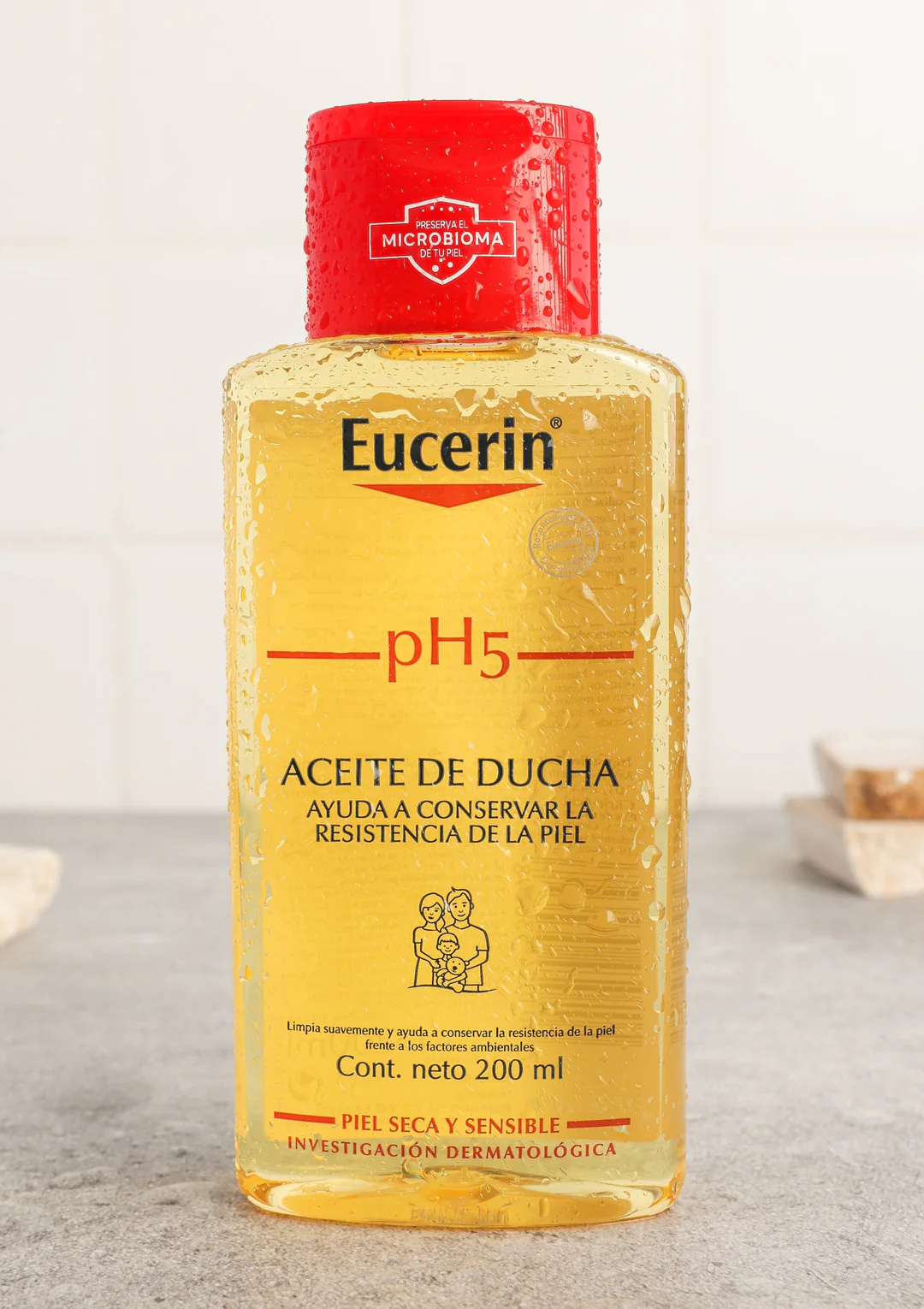 Foto 3 pulgar | Aceite de Ducha Eucerin 200 ml