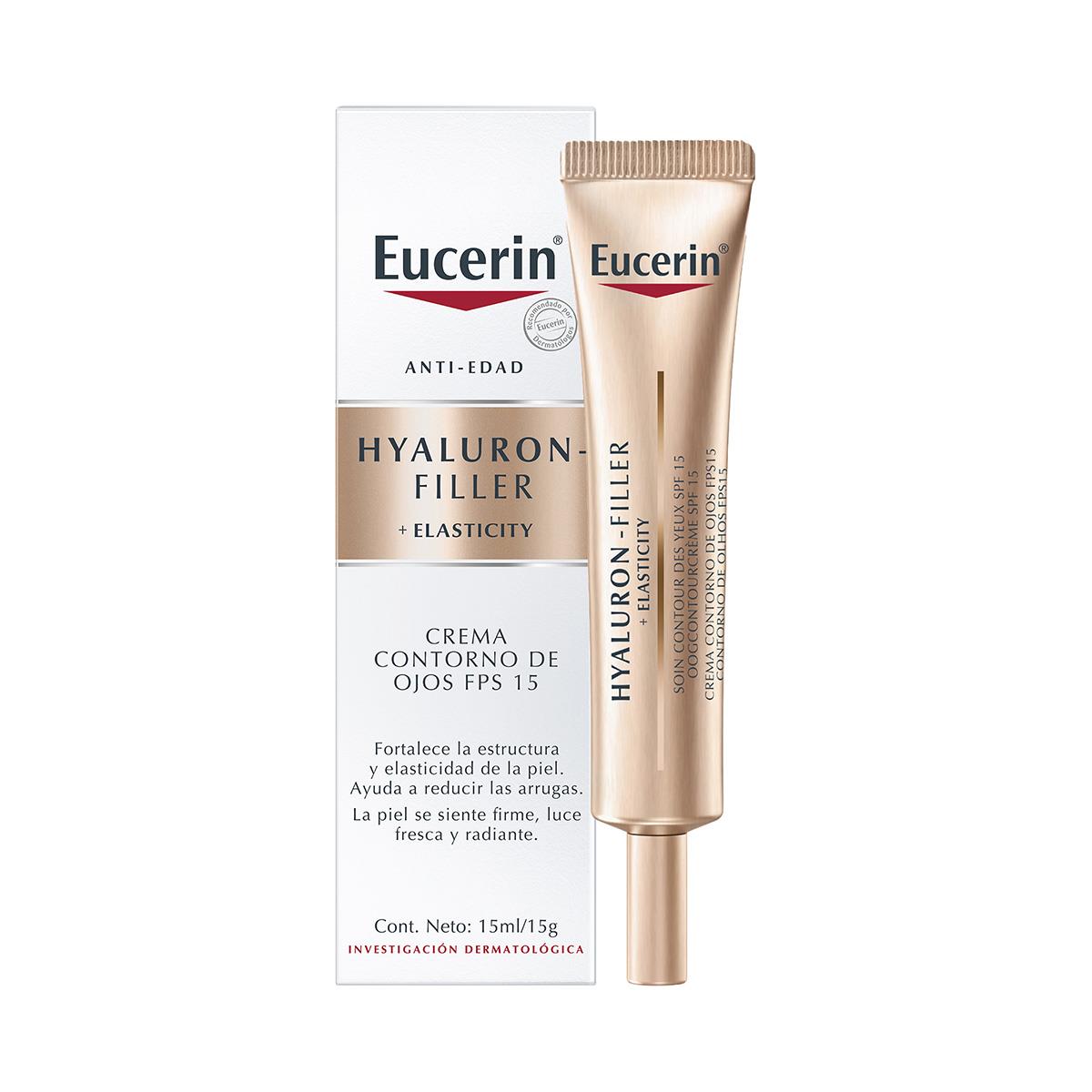 Crema Antiarrugas Hyaluron Filler + Elasticity Contorno de Ojos 15 ml