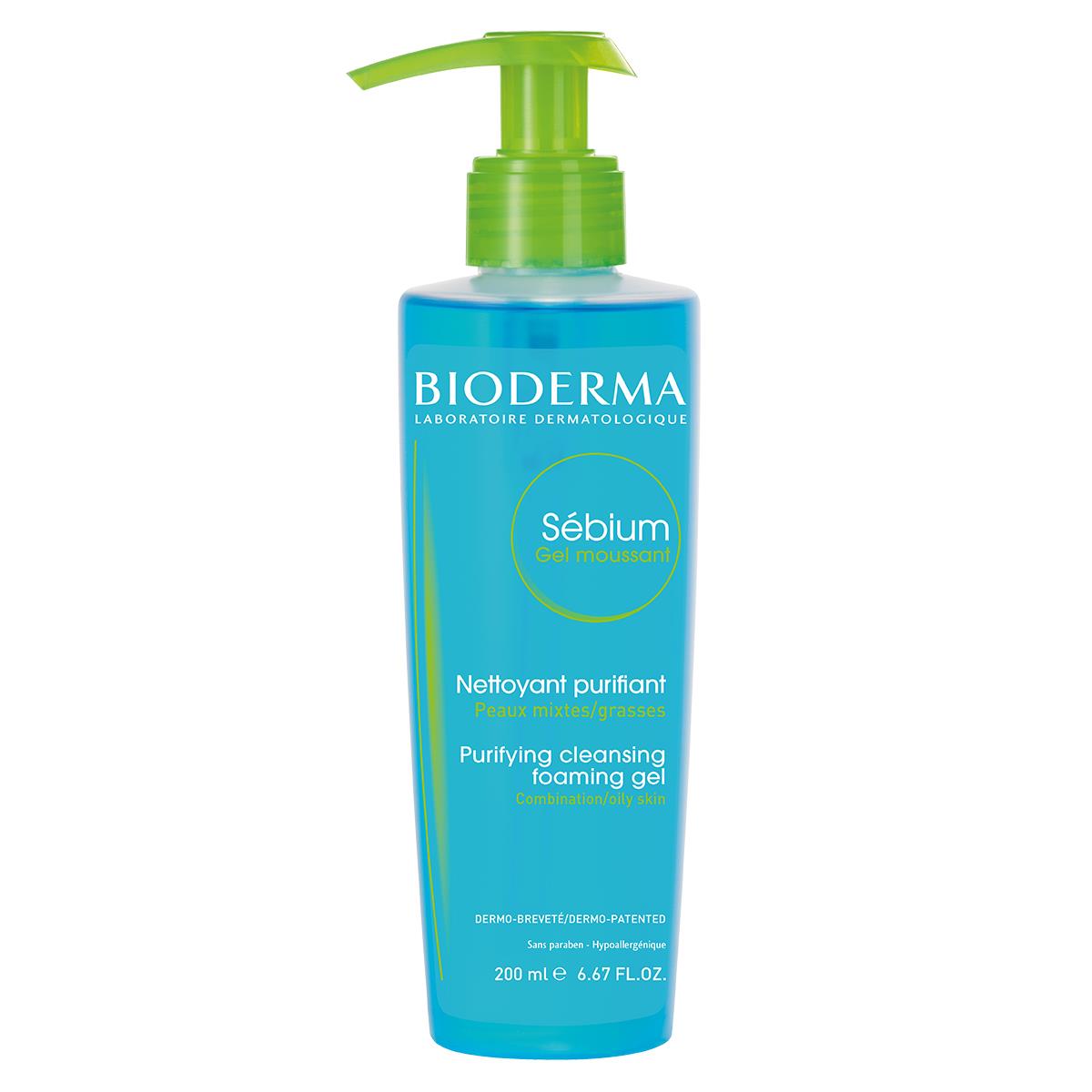 Foto 2 pulgar | Gel Espumoso Sebium Bioderma de 200 ml